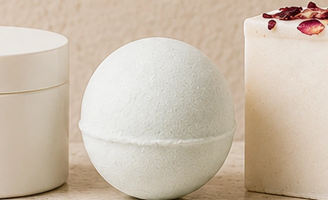 Round bath bomb